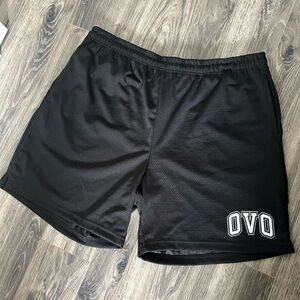 OVO Logo Mesh Shorts